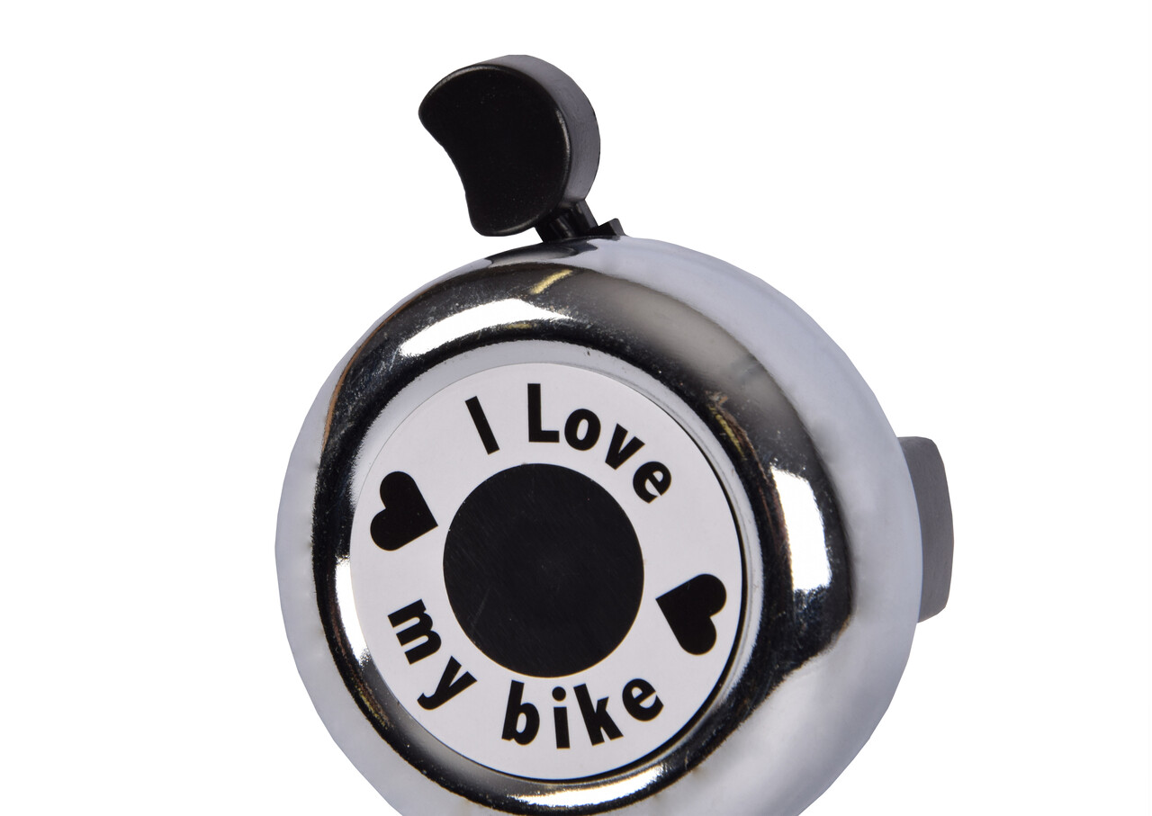 Discountershop Striking Retro Bicycle Bell for Safe Cycling: Stylish Sound, Compact Size - 5.5 cm x 3 cm x 5.5 cm