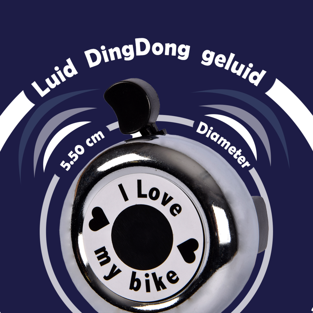 Discountershop Opvallende Retro Fietsbel voor Veilig Fietsen: Stijlvol Geluid, Compact Formaat - 5,5 cm x 3 cm x 5,5 cm Discountershop Opvallende Retro Fietsbel voor Veilig Fietsen: Stijlvol Geluid, Compact Formaat - 5,5 cm x 3 cm x 5,5 cm