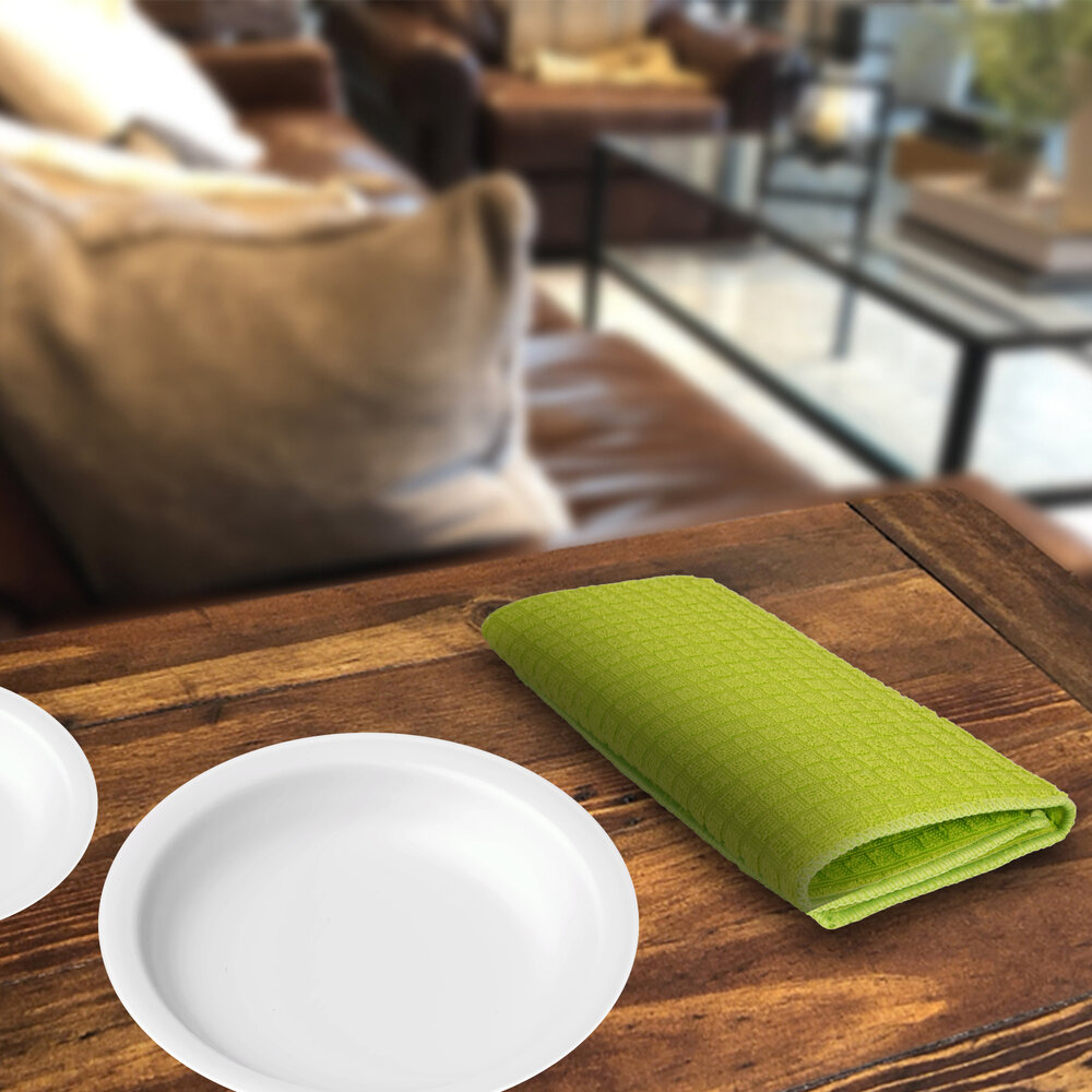 Discountershop Set of 3 Green Cleaning Cloths: Eco-friendly and Absorbent - 30x40 cm Discountershop Set of 3 Green Cleaning Cloths: Eco-friendly and Absorbent - 30x40 cm