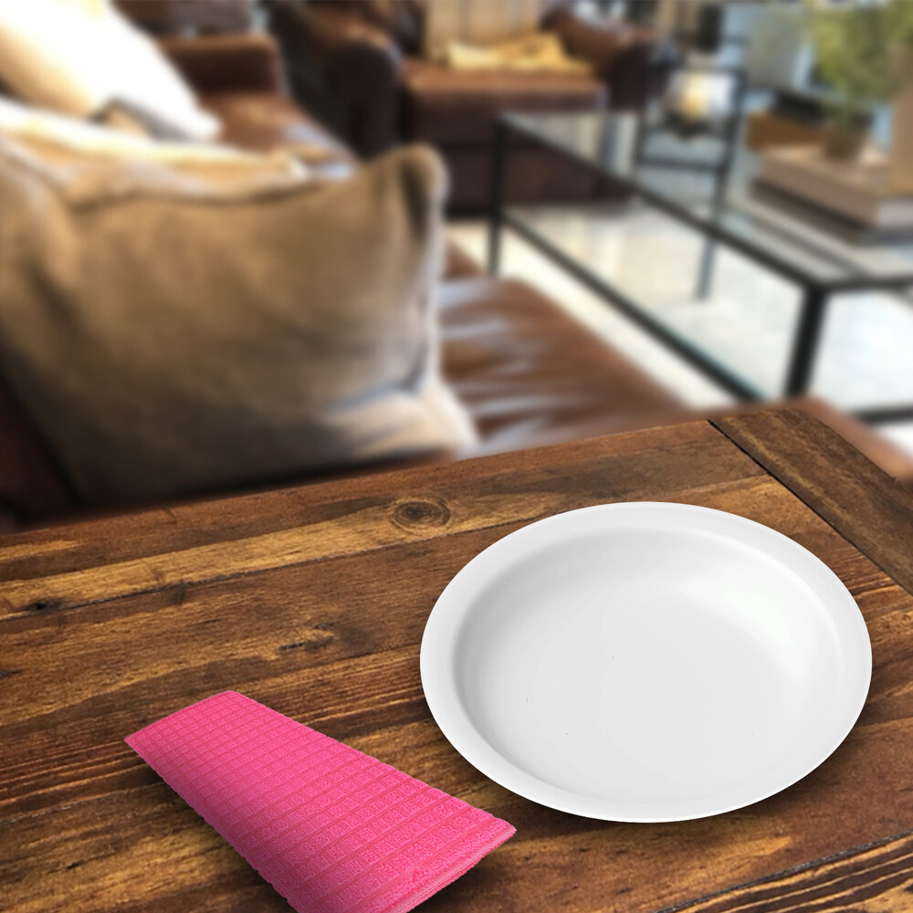 Discountershop Set Van 3 Keukendoeken van Polyester en Katoenmix - Schoonmaaktextiel - Roze - 30x40 cm Discountershop Set Van 3 Keukendoeken van Polyester en Katoenmix - Schoonmaaktextiel - Roze - 30x40 cm