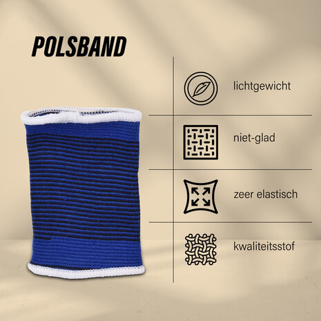 Merkloos Polsbrace in Blauw - Sterke Ondersteuning en Bescherming voor Gezonde Polsen - 13cmx7.5cm | Maat M Merkloos Polsbrace in Blauw - Sterke Ondersteuning en Bescherming voor Gezonde Polsen - 13cmx7.5cm | Maat M