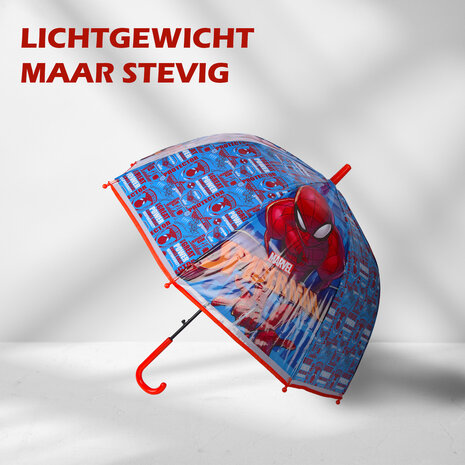 Spider-Man Opvouwbare Kinderparaplu - 50 cm Diameter - Windbestendig - UV-Bescherming - Spiderman Design Spider-Man Opvouwbare Kinderparaplu - 50 cm Diameter - Windbestendig - UV-Bescherming - Spiderman Design