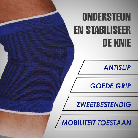 Discountershop Comfortable Elastic Knee Bandage in Blue | Knee Support & Stabilizer | Sports bandage | Size S | 9.50cmx25.50cmx5.50cm Discountershop Comfortable Elastic Knee Bandage in Blue | Knee Support & Stabilizer | Sports bandage | Size S | 9.50cmx25.50cmx5.50cm