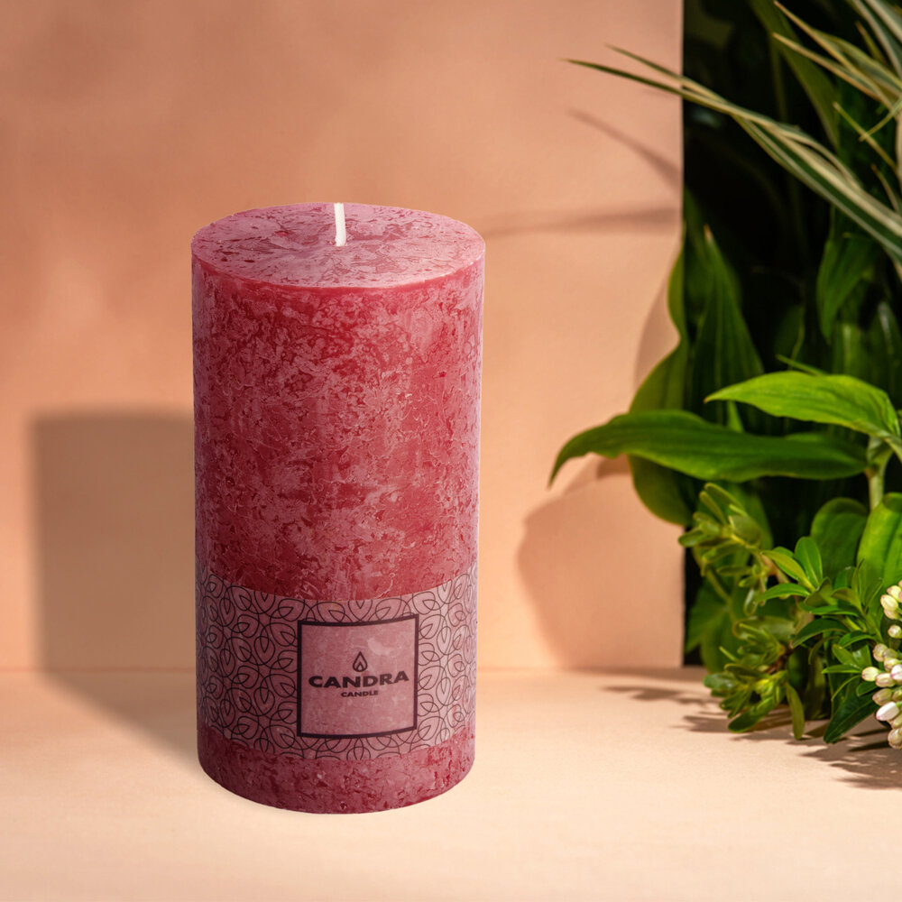 Discountershop Atmospheric pillar candles of 7x13 cm - Large Candles - Candle Shop Discountershop Atmospheric pillar candles of 7x13 cm - Large Candles - Candle Shop