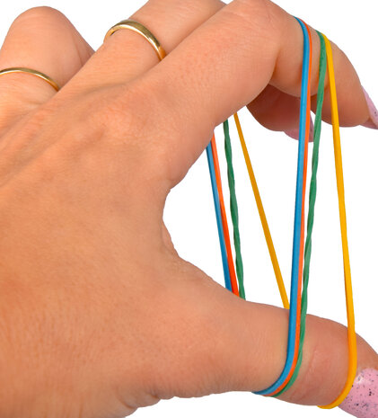Colored elastics sale