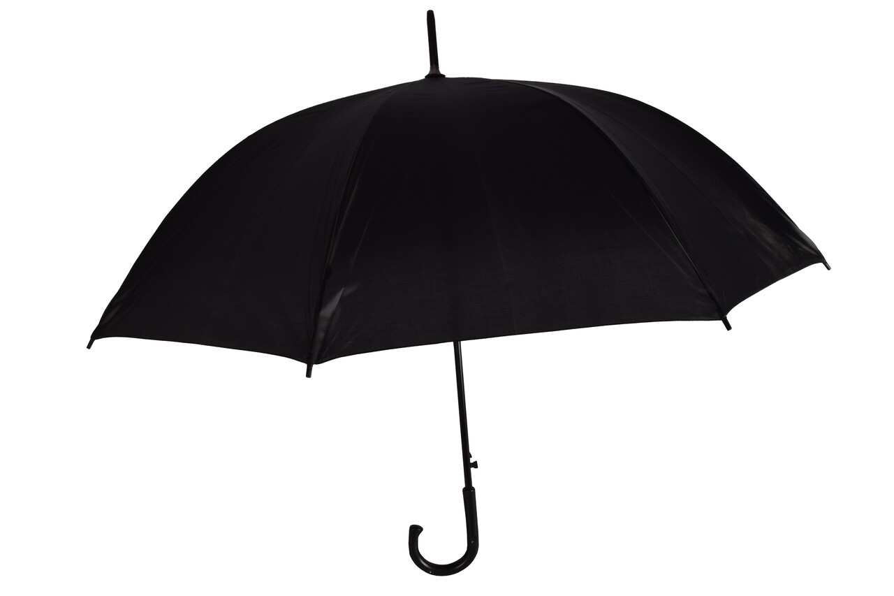 Impliva Umbrella | Sturdy Umbrella | 112 cm | Limited Edition | Large Umbrella | Black | Automatic Umbrella | For Adults | Windproof Umbrella | Stylish and Extra Large