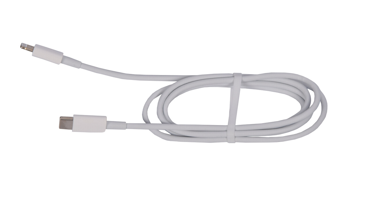 Discountershop USB C Cable for Fast Charging - White, 1 Meter Long, Straight Model, Suitable for Apple iPhone models Discountershop USB C Cable for Fast Charging - White, 1 Meter Long, Straight Model, Suitable for Apple iPhone models