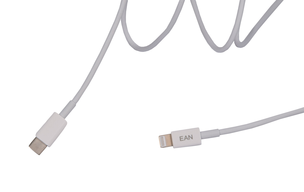 Discountershop USB C Cable for Fast Charging - White, 1 Meter Long, Straight Model, Suitable for Apple iPhone models Discountershop USB C Cable for Fast Charging - White, 1 Meter Long, Straight Model, Suitable for Apple iPhone models