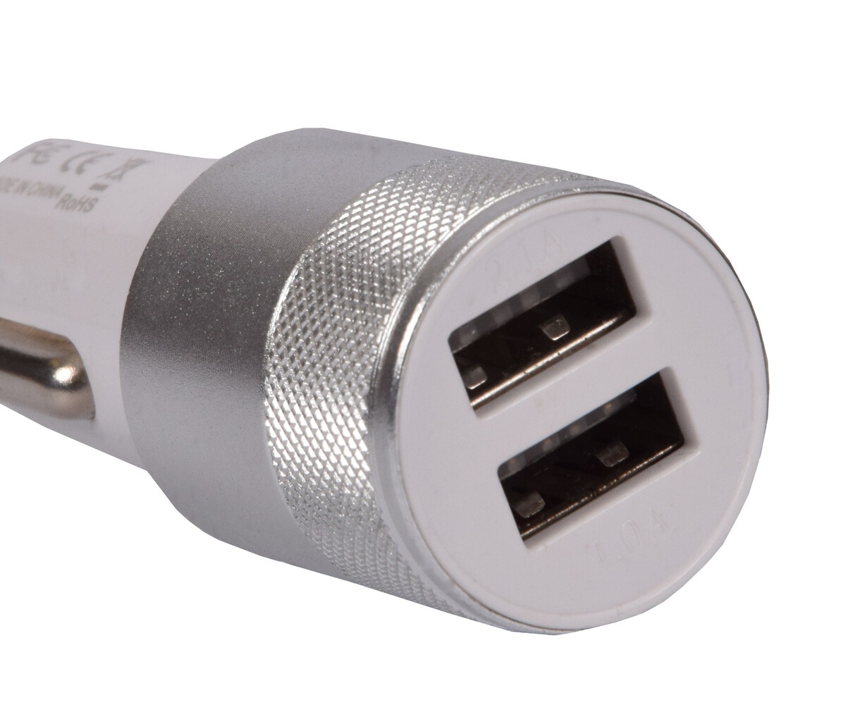 Discountershop Auto Oplader | Universele | Oplader | Voor Sigarettenaansteker | Met Dubbele USB-Poorten | Compatibel met GPS, MP3, Power Bank Discountershop Auto Oplader | Universele | Oplader | Voor Sigarettenaansteker | Met Dubbele USB-Poorten | Compatibel met GPS, MP3, Power Bank