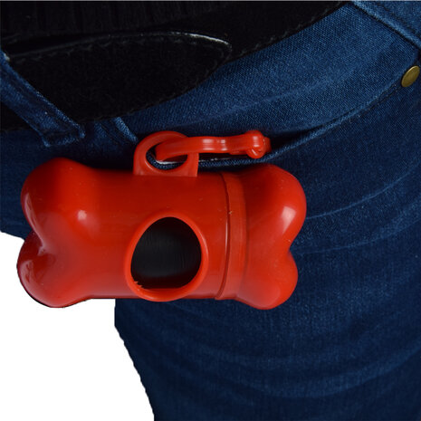 Discountershop Poop Bags and Accessories - Dog Poop Bags, Holder and Dispenser - Red, Plastic - 0.04 kg - 8 cm x 3.5 cm Discountershop Poop Bags and Accessories - Dog Poop Bags, Holder and Dispenser - Red, Plastic - 0.04 kg - 8 cm x 3.5 cm