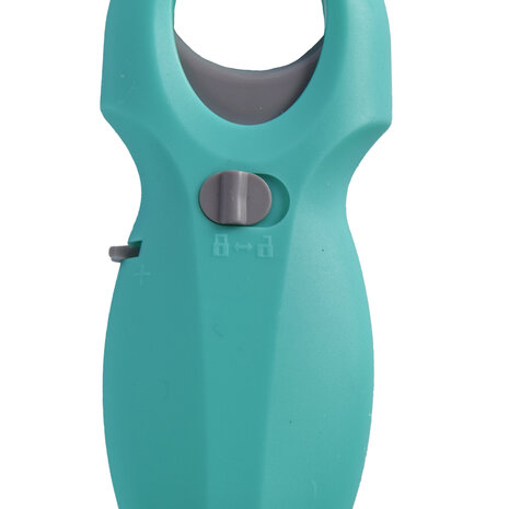 Merkloos Refillable Gas Lighter 19.5 cm - Light Blue Lighter With Child Lock and Ergonomic Grip for BBQ, Kitchen, Candles and Camping