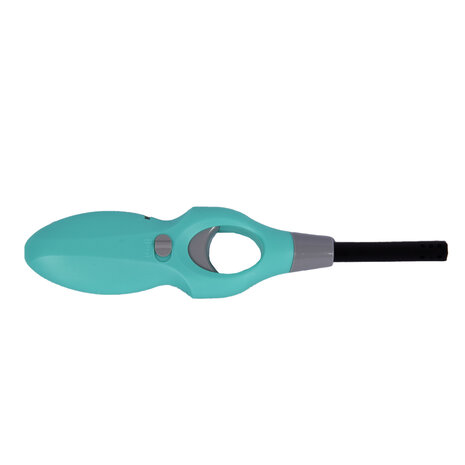 Merkloos Gasaansteker Navulbaar 19,5 cm - Lichtblauwe Aansteker met Kinderslot en Ergonomische Grip voor BBQ, Keuken, Kaarsen en Camping Merkloos Gasaansteker Navulbaar 19,5 cm - Lichtblauwe Aansteker met Kinderslot en Ergonomische Grip voor BBQ, Keuken, Kaarsen en Camping