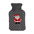 Hot Water Bottle for Relaxation - 100% Polyester - Gray and Red - 16.50cm - Relax with a Soft Hot Water Bottle Hot Water Bottle for Relaxation - 100% Polyester - Gray and Red - 16.50cm - Relax with a Soft Hot Water Bottle