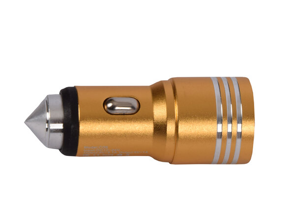Discountershop Opladers | Goud | Auto Oplader | 2 Poorten | Dubbele USB Poort | Model C08 | Snel Opladen | 5V Output – 12V AutoACCU Input Discountershop Opladers | Goud | Auto Oplader | 2 Poorten | Dubbele USB Poort | Model C08 | Snel Opladen | 5V Output – 12V AutoACCU Input