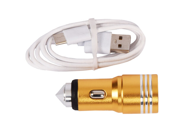 Discountershop Opladers | Goud | Auto Oplader | 2 Poorten | Dubbele USB Poort | Model C08 | Snel Opladen | 5V Output – 12V AutoACCU Input Discountershop Opladers | Goud | Auto Oplader | 2 Poorten | Dubbele USB Poort | Model C08 | Snel Opladen | 5V Output – 12V AutoACCU Input