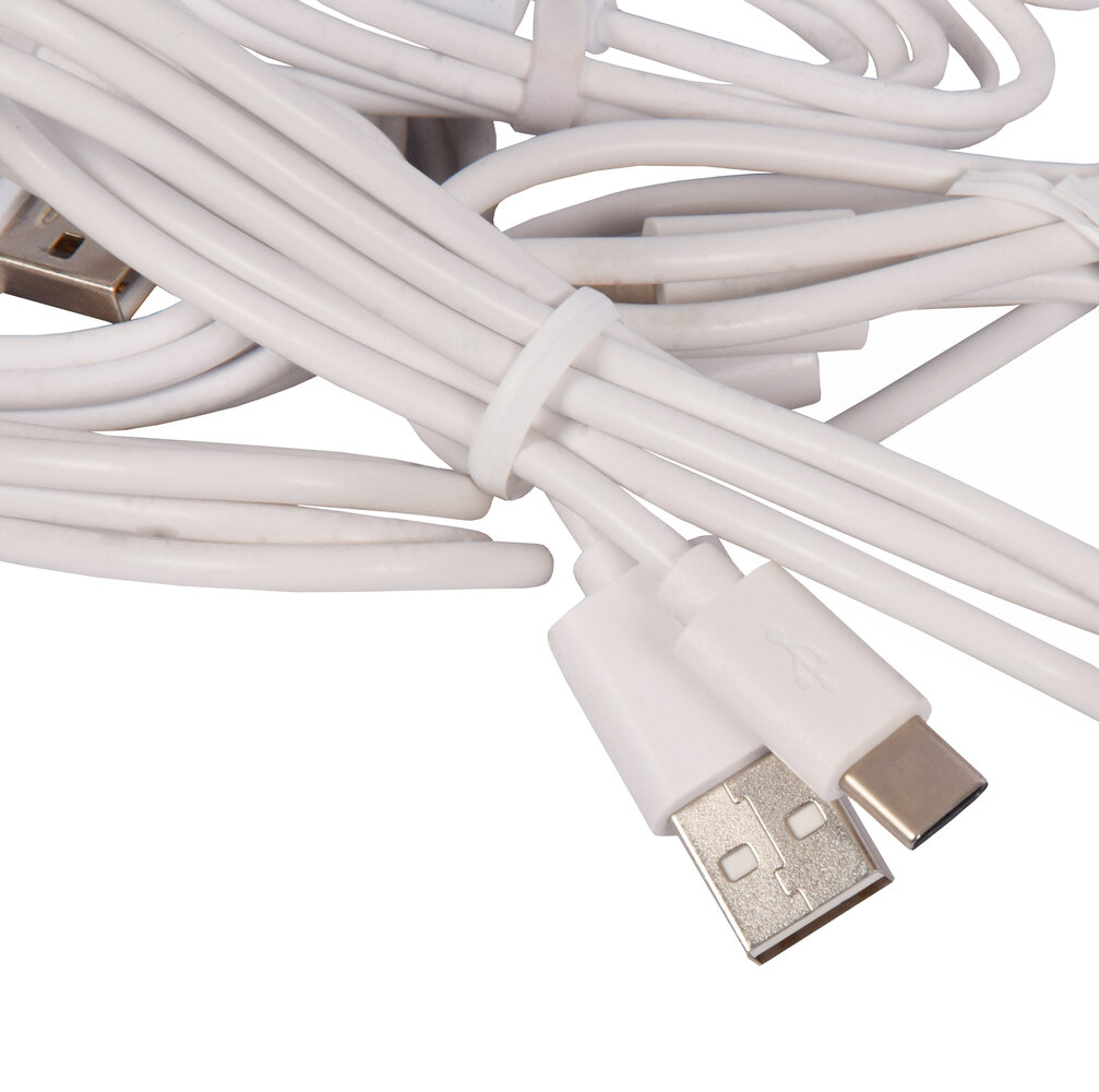 Discountershop Charger Cable | USB-C to USB-A | Fast Data | USB C Cable | and Charging Cord for Phones, Samsung Compatible, Durable TPE Material | Eco-Friendly Choice | White Discountershop Charger Cable | USB-C to USB-A | Fast Data | USB C Cable | and Charging Cord for Phones, Samsung Compatible, Durable TPE Material | Eco-Friendly Choice | White