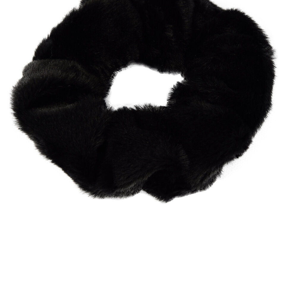 Discountershop Trendy Haar Scrunchies van Zachte Polyester | Zwart | 4x12 cm - Comfortabele Scrunchies voor Trendy Kapsels Discountershop Trendy Haar Scrunchies van Zachte Polyester | Zwart | 4x12 cm - Comfortabele Scrunchies voor Trendy Kapsels