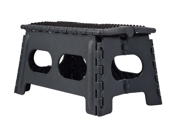 Discountershop kitchen stools and steps - Black - Foldable, Plastic, 38x22x24cm Discountershop kitchen stools and steps - Black - Foldable, Plastic, 38x22x24cm