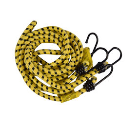 Discountershop Solid Yellow Spider Tie made of Alloy Steel - 150 cm - Luggage Strap for Bicycle with Lashing Straps and Elastics - 18 cmx3cm Discountershop Solid Yellow Spider Tie made of Alloy Steel - 150 cm - Luggage Strap for Bicycle with Lashing Straps and Elastics - 18 cmx3cm