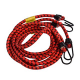 Discountershop Striking Red Luggage Attachment Strap - 150cm High Visibility Spider Tie for Bicycle - 18cm Wide, 3cm High Discountershop Striking Red Luggage Attachment Strap - 150cm High Visibility Spider Tie for Bicycle - 18cm Wide, 3cm High