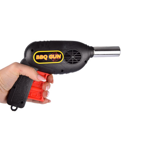 Discountershop Plastic BBQ Gun in Black & Red - 0.87 kg Weight - Perfect for BBQ, Paint Stripping & More! Discountershop Plastic BBQ Gun in Black & Red - 0.87 kg Weight - Perfect for BBQ, Paint Stripping & More!