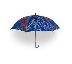 Merkloos Spider-Man Umbrella: Super fun rain fun for children - 45 cm - Blue/Red Merkloos Spider-Man Umbrella: Super fun rain fun for children - 45 cm - Blue/Red