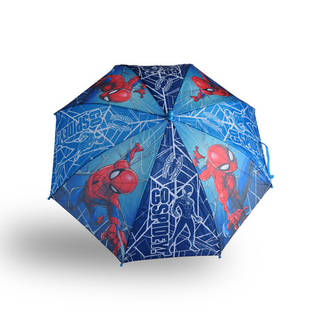 Merkloos Spider-Man Umbrella: Super fun rain fun for children - 45 cm - Blue/Red Merkloos Spider-Man Umbrella: Super fun rain fun for children - 45 cm - Blue/Red