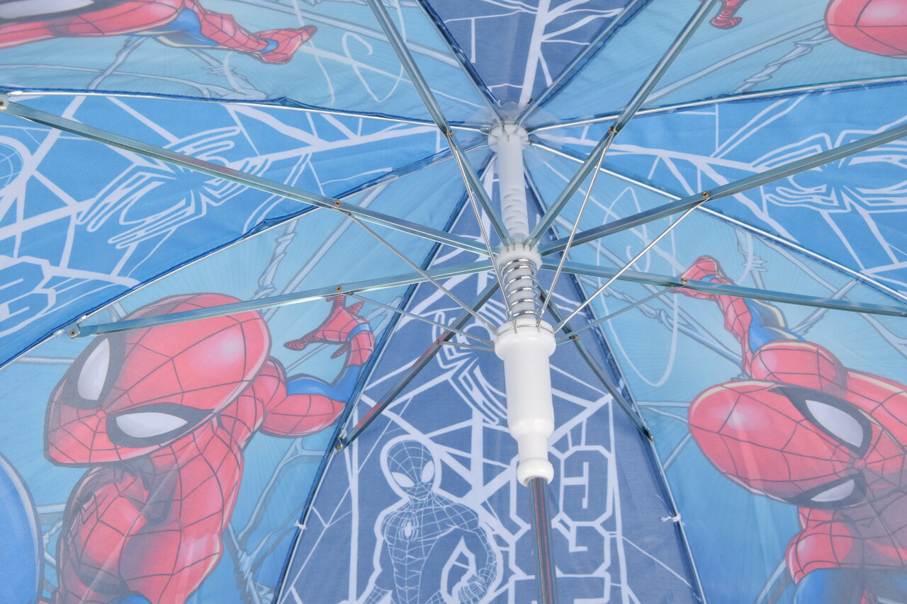 Merkloos Spider-Man Umbrella: Super fun rain fun for children - 45 cm - Blue/Red Merkloos Spider-Man Umbrella: Super fun rain fun for children - 45 cm - Blue/Red
