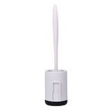 Discountershop Witte WC Borstel Set Met Houder | Verticale Installatie | Kunststof WC Accessoires | 14x32x32 cm Discountershop Witte WC Borstel Set Met Houder | Verticale Installatie | Kunststof WC Accessoires | 14x32x32 cm