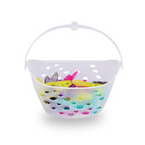 Discountershop Colorful Clothes Pegs Set with Holder - Multicolor - Plastic - 13.5cm x 13.5cm x 22cm Discountershop Colorful Clothes Pegs Set with Holder - Multicolor - Plastic - 13.5cm x 13.5cm x 22cm