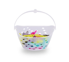 Discountershop Kleurrijke Wasknijpers Set met Houder - Multicolor - Kunststof - 13.5cm x 13.5cm x 22cm Discountershop Kleurrijke Wasknijpers Set met Houder - Multicolor - Kunststof - 13.5cm x 13.5cm x 22cm