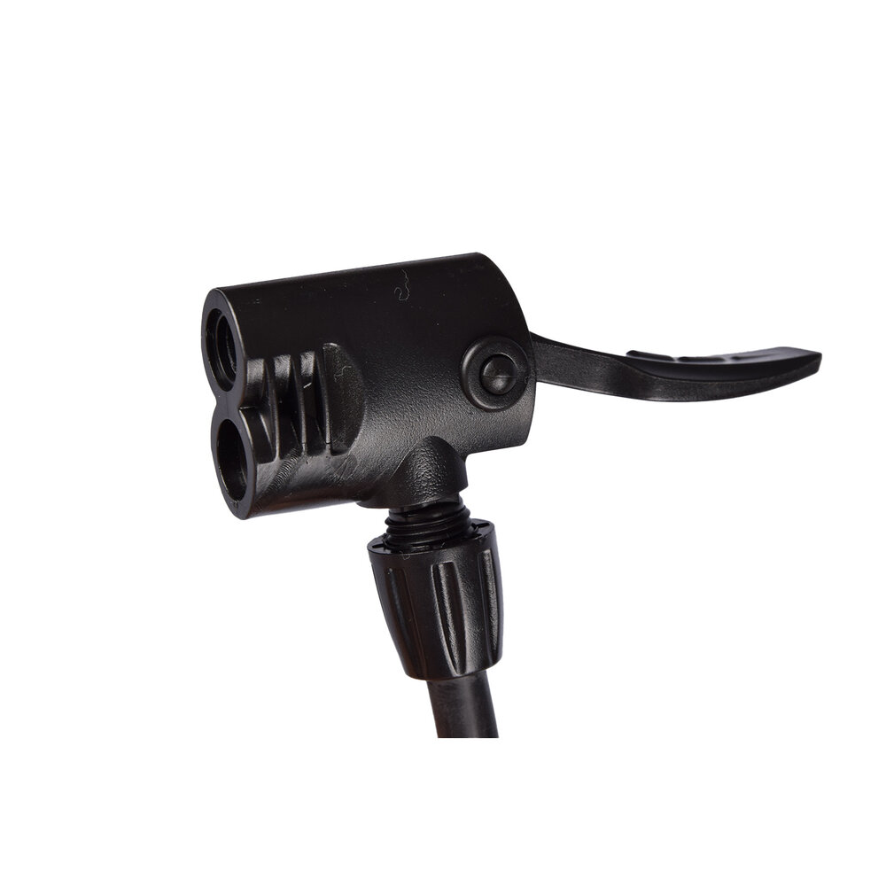 Discountershop Krachtgevende Fiets Voetpomp met Drukmeter - 72cmx25cm - Geel Staal - 11 Bar - Perfecte Bandenspanning Discountershop Krachtgevende Fiets Voetpomp met Drukmeter - 72cmx25cm - Geel Staal - 11 Bar - Perfecte Bandenspanning