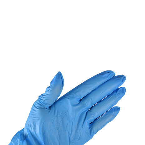 Discountershop Nitril Handschoenen Poederloos M - Blauw - Medisch - EN374 - Anti-Slip 100 stuks Discountershop Nitril Handschoenen Poederloos M - Blauw - Medisch - EN374 - Anti-Slip 100 stuks