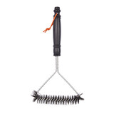 Discountershop RVS BBQ Schoonmaakborstel - Krachtige Reiniging - Veilig & Efficiënt - Zwart & Zilver | 31cmx17cm Discountershop RVS BBQ Schoonmaakborstel - Krachtige Reiniging - Veilig & Efficiënt - Zwart & Zilver | 31cmx17cm