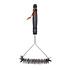 RVS BBQ Schoonmaakborstel - Krachtige Reiniging - Veilig & Efficiënt - Zwart & Zilver | 31cmx17cm