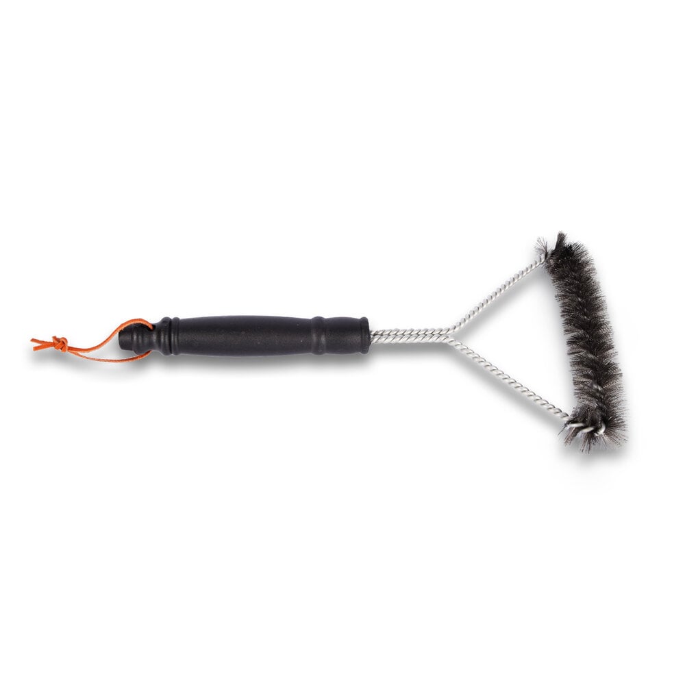 Discountershop Stainless Steel BBQ Cleaning Brush - Powerful Cleaning - Safe & Efficient - Black & Silver | 31cmx17cm