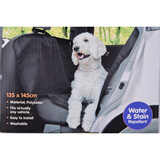 Discountershop Comfortable Dog Blanket for Car and Home Use - Waterproof - Polyester - Black - 145x135cm Discountershop Comfortable Dog Blanket for Car and Home Use - Waterproof - Polyester - Black - 145x135cm