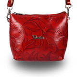 Merkloos Crossbody Bag | Exclusive Flowers | Red Leather | Leather Crossbody Bag | Women's Bags | Perfect Christmas and Saint Nicholas Gift for Women Merkloos Crossbody Bag | Exclusive Flowers | Red Leather | Leather Crossbody Bag | Women's Bags | Perfect Christmas and Saint Nicholas Gift for Women