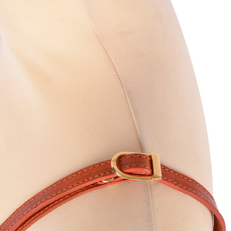 Merkloos Crossbody bag | Orange Leather | Shoulder bag | Ideal for King's Day Celebrations | Women's handbag