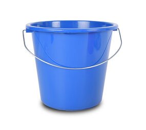 Discountershop Blue 5 Liter Plastic Bucket with Sturdy Iron Handle - Optimal for Construction Projects - 30x23 cm Discountershop Blue 5 Liter Plastic Bucket with Sturdy Iron Handle - Optimal for Construction Projects - 30x23 cm