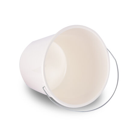 Discountershop Stevige Witte Kunststof Emmer 10 Liter - Voor Huishoudelijk Gebruik, Tuin & Bouw - Met Sterke IJzeren Handgreep - 24.50cmx28 cm Discountershop Stevige Witte Kunststof Emmer 10 Liter - Voor Huishoudelijk Gebruik, Tuin & Bouw - Met Sterke IJzeren Handgreep - 24.50cmx28 cm
