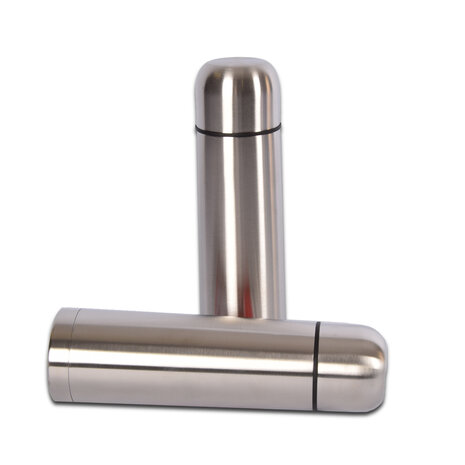 Discountershop Isolerende Dubbelwandige Thermosfles - 750 ml: Geniet van Warme of Koude Dranken Onderweg - 28.50cmx8cm