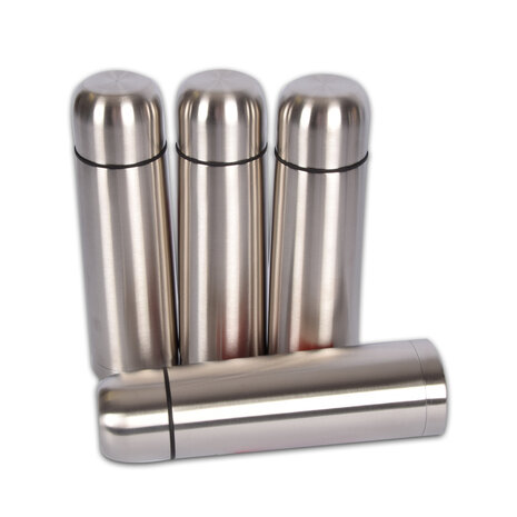 Discountershop 4-Delige RVS Thermosflessen Set (1 Liter) - Blijf Uren Warm of Koud - Perfect voor Buitenactiviteiten - Afmetingen: 32,50 cm x 8 cm Discountershop 4-Delige RVS Thermosflessen Set (1 Liter) - Blijf Uren Warm of Koud - Perfect voor Buitenactiviteiten - Afmetingen: 32,50 cm x 8 cm