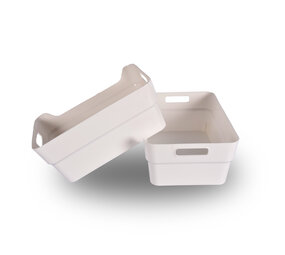 Storage Box 23.5cm x 14cm x 34cm Set of 2 Storage Boxes