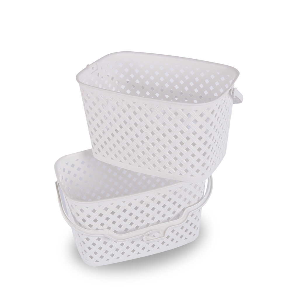 Discountershop Large Clothespins Made from 100% Recycled Plastic - White - 5 Liters - Dimensions 15x13x21.5 cm Discountershop Large Clothespins Made from 100% Recycled Plastic - White - 5 Liters - Dimensions 15x13x21.5 cm