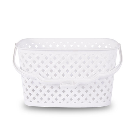 Discountershop Large Clothespins Made from 100% Recycled Plastic - White - 5 Liters - Dimensions 15x13x21.5 cm Discountershop Large Clothespins Made from 100% Recycled Plastic - White - 5 Liters - Dimensions 15x13x21.5 cm