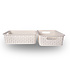 Set of 2 White Toy Storage Baskets - 25x14.5x6 cm - Keep Children's Toys Neat & Organized! Set of 2 White Toy Storage Baskets - 25x14.5x6 cm - Keep Children's Toys Neat & Organized!