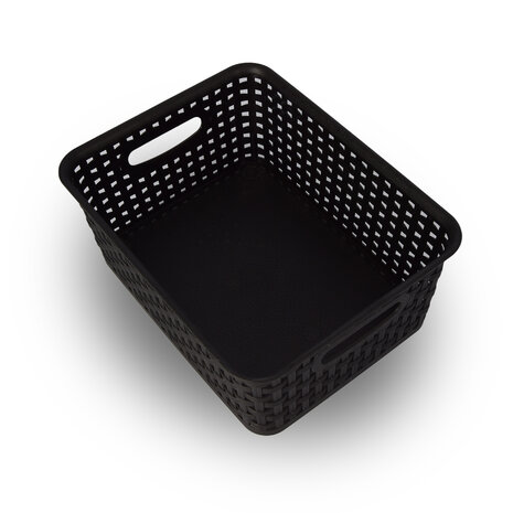 Discountershop Zwarte Opbergbakken voor Speelgoed - 20x12x6 cm - Houd Kinderspeelgoed Netjes & Geordend! Discountershop Zwarte Opbergbakken voor Speelgoed - 20x12x6 cm - Houd Kinderspeelgoed Netjes & Geordend!