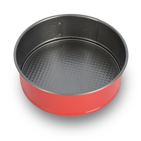 Merkloos Durable Red and Silver Bakvorm - Perfect for Baking and Roasting - 6.50 x 18.50 cm