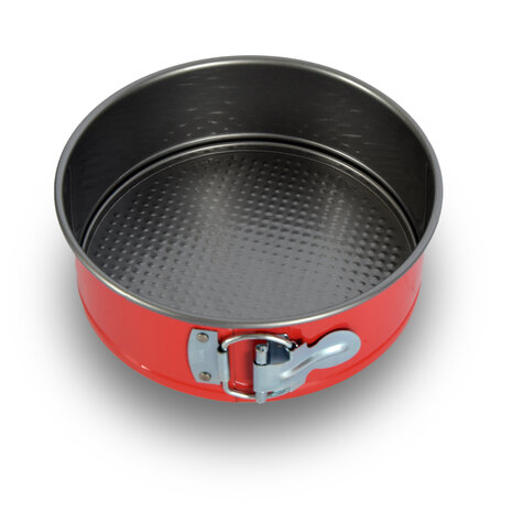 Merkloos Duurzame Rode en Zilveren Bakvorm - Perfect voor Bakken en Braden - 6.50 x 18.50 cm